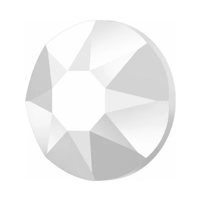 SwarovskiSS16 Chalk White 2028 Xilion Rose Flatback Hotfix Crystals - 144pcs