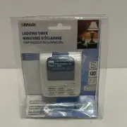 Woods 50008 Indoor 7-Day Digital Plug-In Timer, 1 Polarized Outlet, 1 Pack,