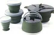 Blelsa Folding Pot Set Portable Cooking Set Cookware Set Camping Cookware Set Compact Set 1