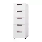 Dressers Storage Cabinet Dorm Storage Trolley 5 Drawer Rolling File Cabinet