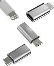 Charger Cable Converter Lightning Female to Micro USB Male Port Adapter (3pack) Compatible for Samsung Galaxy S7 Active S6 Edge A02s A11 Nexus 5 LG K20 Android Charging Power for iPhone Charge L-mc