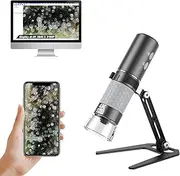 Ninyoon 4K WiFi Microscope Upgraded Stand for iPhone/Android PC, 50-1000X USB Digital Microscope Wireless HD Endoscope Camera for All Cellphones iPad Android Tablet Windows Mac Chrome Linux Computer