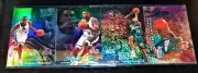 GRANT HILL 1997-98 FLAIR SHOWCASE 4 CARD UNCUT PROMO SHEET
