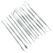 12 Pack Double-Ended Wax Carving Tool Stainless Steel Sculpting Clay Tool Kits