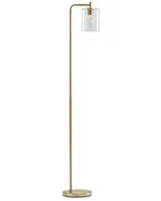 BRIGHTECH Elizabeth Brass LED Floor Lamp