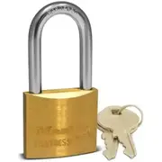 Master Lock 40mm - Fortress Brass Long Shackle Padlock