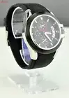 NWT GUESS Limited Unisex Men Fresh Watch GUESS Black Rubber Classic New Pristine