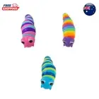 Fidget Slug Toy Sticky Stretch Caterpillar Decompression Sensory Stress Relief**