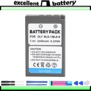 2200mAh Battery for Olympus BLS-01 BLS-1 BLS-5 BLS-50 PS-BLS1 PS-BLS5 Camera