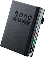 2026 Notebook Planner | Calendar Planner | Datebook Notebook Journal Weekly Agenda Portable for Men Women Home Work School College Daily Organization