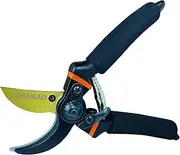 YUANBAO 8.5-Inch Bypass Pruning Shears with Safety Lock, Garden Secateurs with Precision Ultra Sharp Blade, Gargen Plant Clippers, Gardening Scissors with Soft Cushion