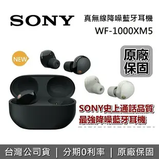 【領券再折+私訊再折+跨店點數22%回饋】SONY 索尼 WF-1000XM5 真無線降噪藍牙耳機 降噪藍牙耳機 藍芽耳機 台灣公司貨