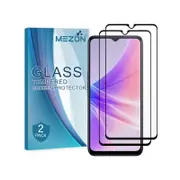 2 Pack MEZON OPPO A57s Full Cover Tempered Glass Screen Protectors