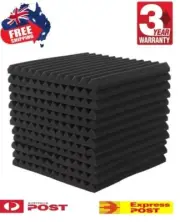 Studio Acoustic Foam Sound Absorption Proofing Panels Tiles Wedge 30*30*2.5cm