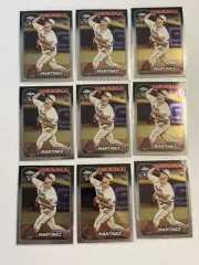 2024 Topps Chrome Justin Martinez RC Lot x9 Base Diamondbacks
