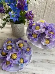 Royal Purple Candy Chocolate Holders For Weddings, Birthday, Graduation, Etc