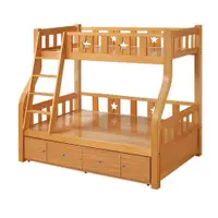 在飛比找ETMall東森購物網優惠-Boden-普利實木功能型雙層床架(4尺加大單人+3尺單人)