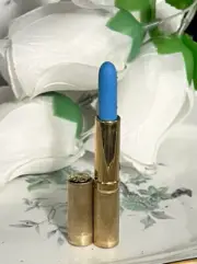 VINTAGE MAX FACTOR HI FI EYE SHADOW STICK GOLD TUBE AZURE BLUE CREME NEW