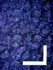 Batik Northcott Banyan Indonesian Purple Vineyard Wine Grape Cotton Fabric Yard