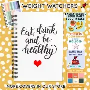 Food Diary Diet Journal Weight Watchers A5 LOG Weight Loss Tracker BOOK C23