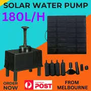 Solar Powered Water Pond With Filter Pump Garden Submersible Fish Tank New