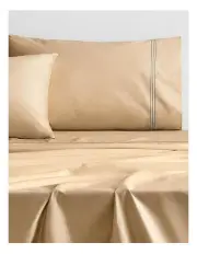 [Sheridan] 1200TC Palais Lux Fitted Sheet in Almond