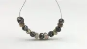 Natural Rough Uncut Diamond Beads Black Brown Colour Raw Diamond Beads For Ring