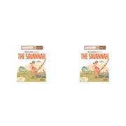 2PK Sassi Free the Colours Reusable Paint Brush Kids Book The Savannah 3y+