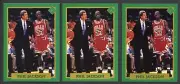 THREE 1991 Tuff Stuff Jr. Phil Jackson w/ Michael Jordan #21 GROUP of 3 RARE