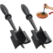 2 Pack Meat Chopper, Heat Resistant Meat Masher for Ground Beef, Hamburger Me...