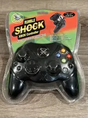 Rumble Shock XBOX Controller 8 Foot Cable Programmable #XBX-120 NEW Sealed