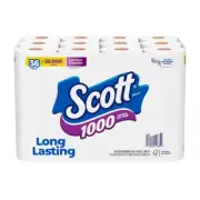 NEW 36-Roll Pack – 1000-Sheet 1-Ply Toilet Paper, Septic-Safe & Long-Lasting