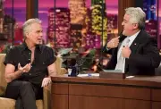 Billy Bob Thornton and Jay Leno Historic Television Old Photo 1