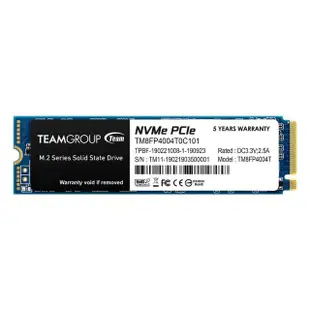 【Team 十銓】TEAM 十銓 MP34 4TB M.2 PCIe SSD 固態硬碟