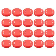 Tennis Racket Dampeners, 20 Pcs Soft Silicone Tennis Dampeners, Red