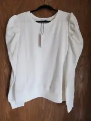Rebecca Minkoff- Janine Sweatshirt Sz Xxl, In Ecru. Nwtags!