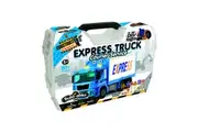 80pc Construct IT Buildables Express Truck DIY Toy Set w Case Build Kit Kids 5+