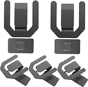 ERINGOGO 5pcs Wall Mounted Slipper Holder No Punch Design for Bathroom Reusable Adhesive Slipper Hooks Space-saving Storage Rack Multiuse Organization for Home
