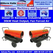 Millers Falls 30kW Industrial Heater Diesel Kerosene Portable Indoor / Outdoor