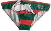 South Sydney Rabbitohs NRL Mens Budgy Smuggler Swimmers Sizes 28-40 BNWT
