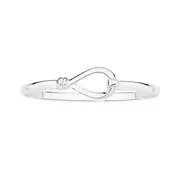 Silver Solid 64mm Friendship Bangle