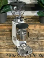 MAZZER MINI MANUAL BRAND NEW WHITE ESPRESSO COFFEE GRINDER DOMESTIC WHOLESALE