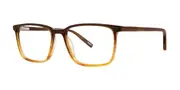 Jhane Barnes Correlation Sepia Gradient Men's Glasses Brown Size 55 - Private Health Rebate - Blue Light Block Available