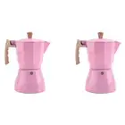 2X Latte Mocha Coffee Maker Italian Moka Espresso Cafeteira Percolator Pot1280