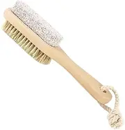 2 Pack Pumice Stone Brush Foot Callus Brush Double Sided Foot File Dead Skin Remover Scraping Plate