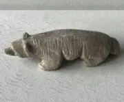 Zuni Honey Badger Fetish Zuni Reynold Lunasee Carving Turquoise F9129