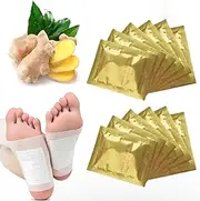 Tung pty ltd Detox Foot Patches to Improve Sleep & Foot Care, Remove Toxins | Premium Japanese Deep Cleansing Foot Pads Infused with Ginger (10 Pcs)