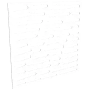 ProtectorAl 300 - 1200 x 300 - 1200mm Gloss White / Satin White Slate Unframed Composite Deco Panel