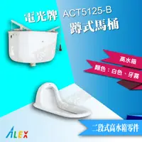 在飛比找蝦皮購物優惠-ALEX 電光牌 ACT5125-B 蹲式馬桶 《馬桶+高水