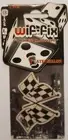 WIF-FIX Car Air Freshener Black Label Checkered Flags Watermelon Scent